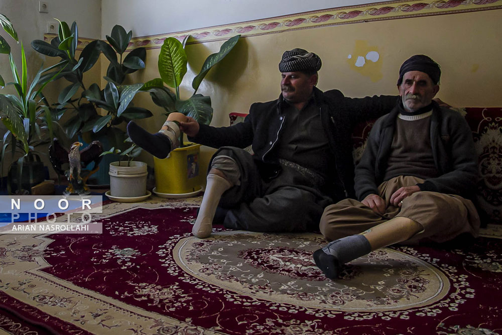دو نفر از قربانیان آلوده به میادین مین در مریوان کردستان