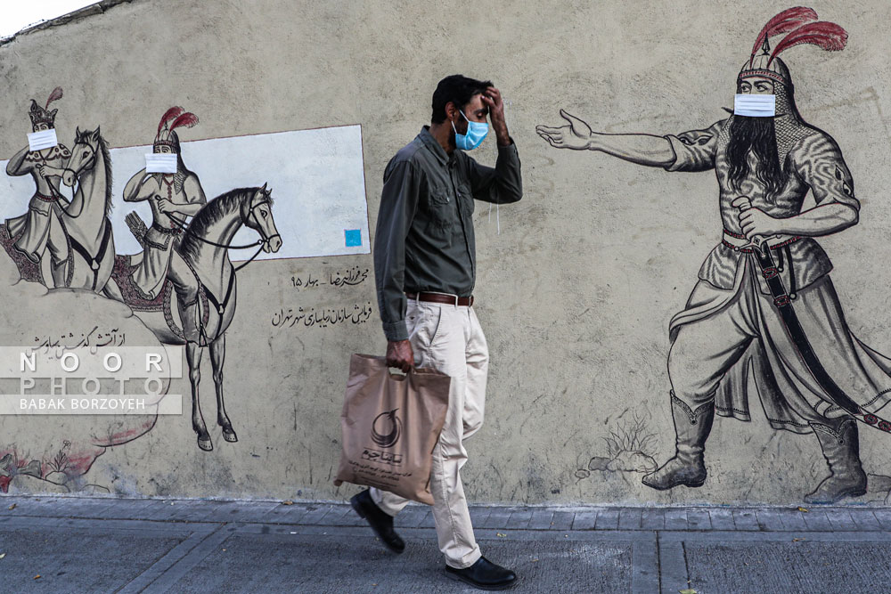 ماسک بر تصویرگری شاهنامه فردوسی در تهران