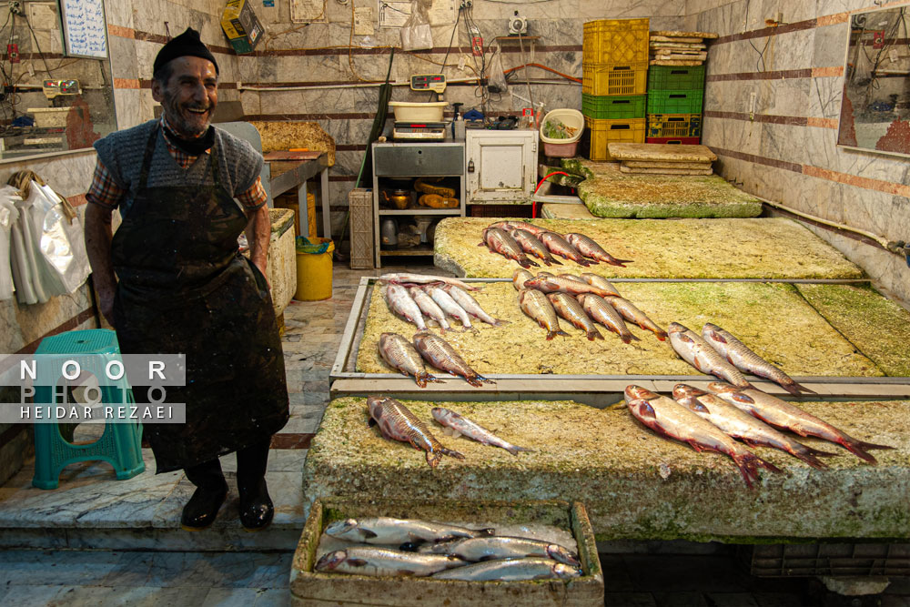 بازار گوشت و ماهی گرگان