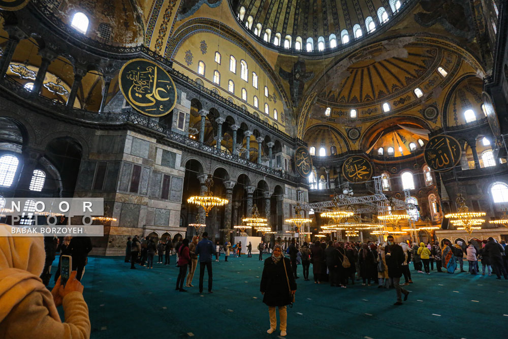 مسجد ایاصوفیه استانبول ترکیه