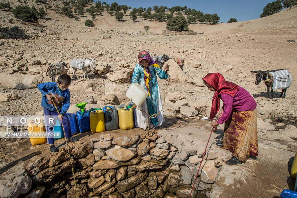 کمبود منابع آب آشامیدنی در منطقه محروم زیلایی کهگیلویه و بویراحمد
