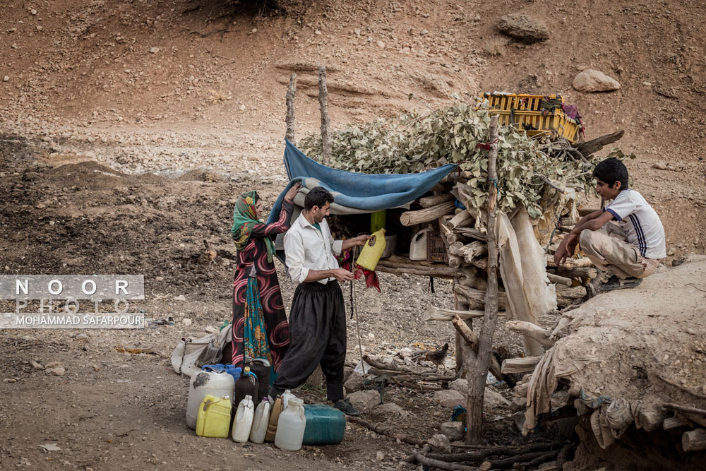 کمبود منابع آب آشامیدنی در منطقه محروم زیلایی کهگیلویه و بویراحمد