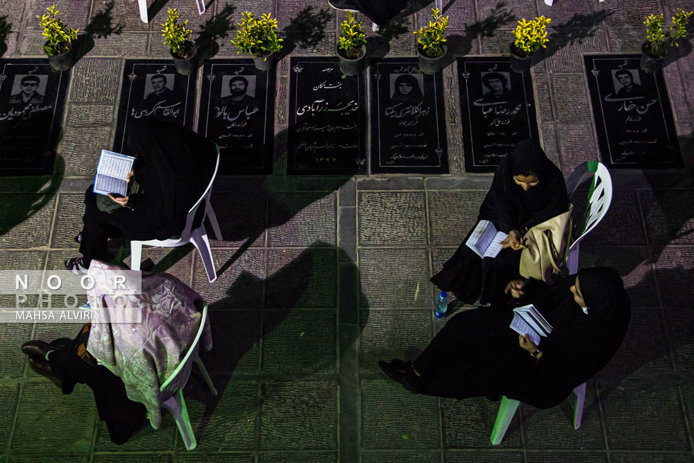 مراسم احیا شب بیست و یکم  لیالی قدر ماه رمضان در قزوین