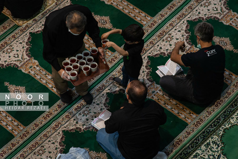 مراسم احیا شب بیست و سوم ماه رمضان در مسجد جامع فاطمیه تهران