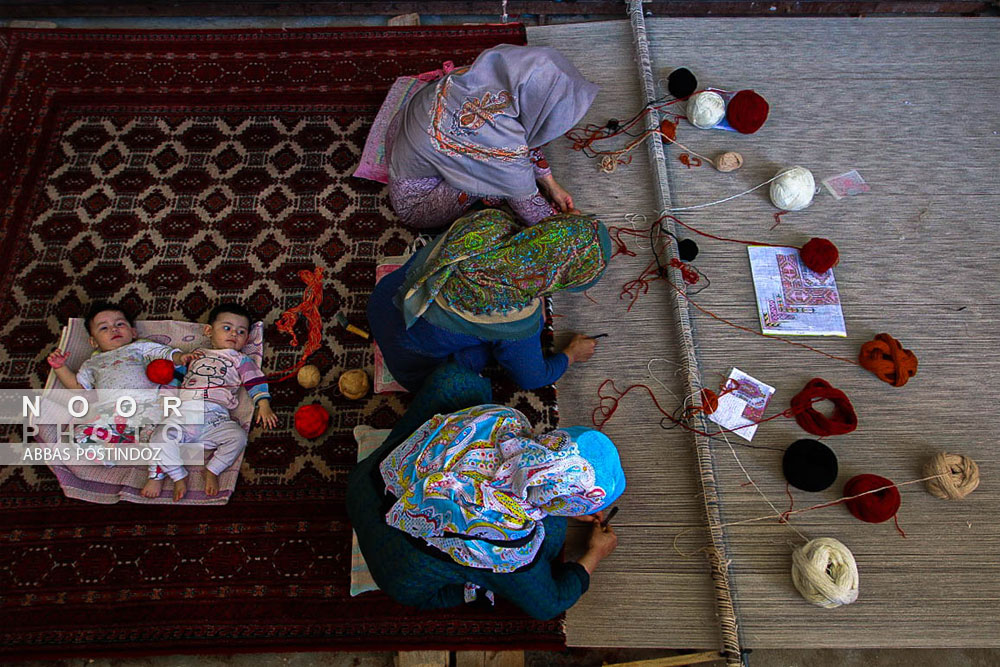 فرهنگ فرش بافی و قالیبافی ترکمن در استان گلستان
