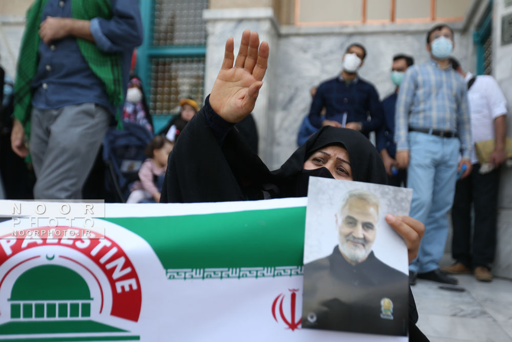 تجمع تهرانی‌ها در محکومیت جنایات رژیم صهیونیستی