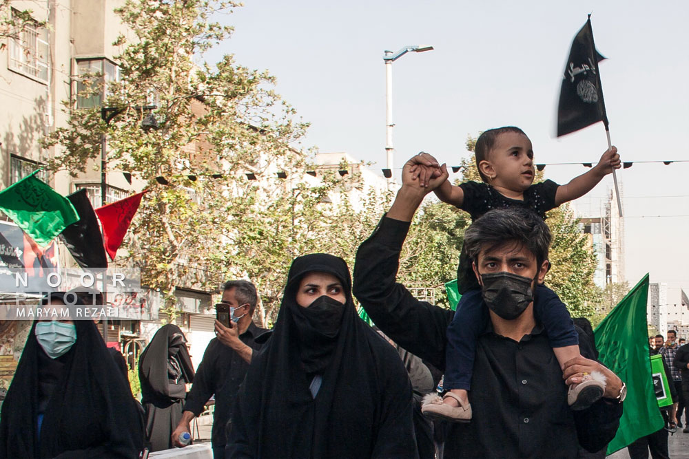 راهپیمایی جاماندگان اربعین حسینی(ع) در تهران