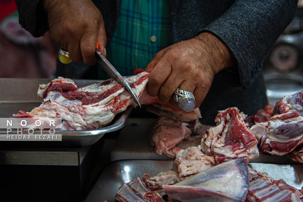 بازار گوشت و ماهی گرگان