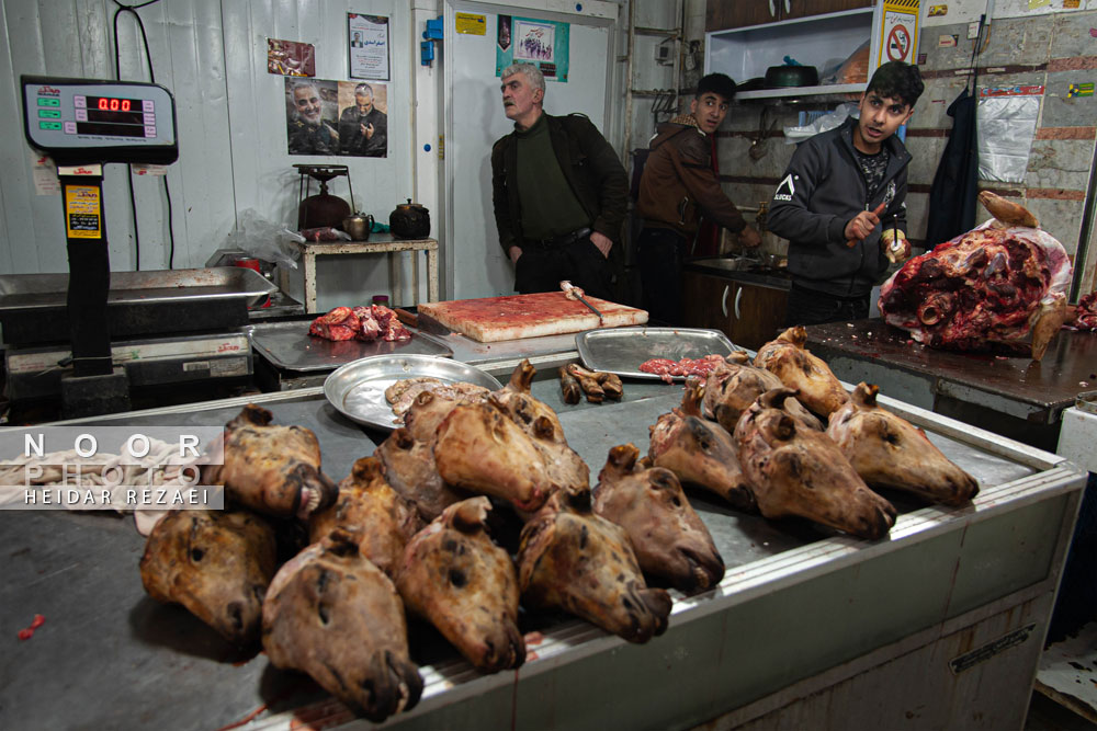 بازار گوشت و ماهی گرگان