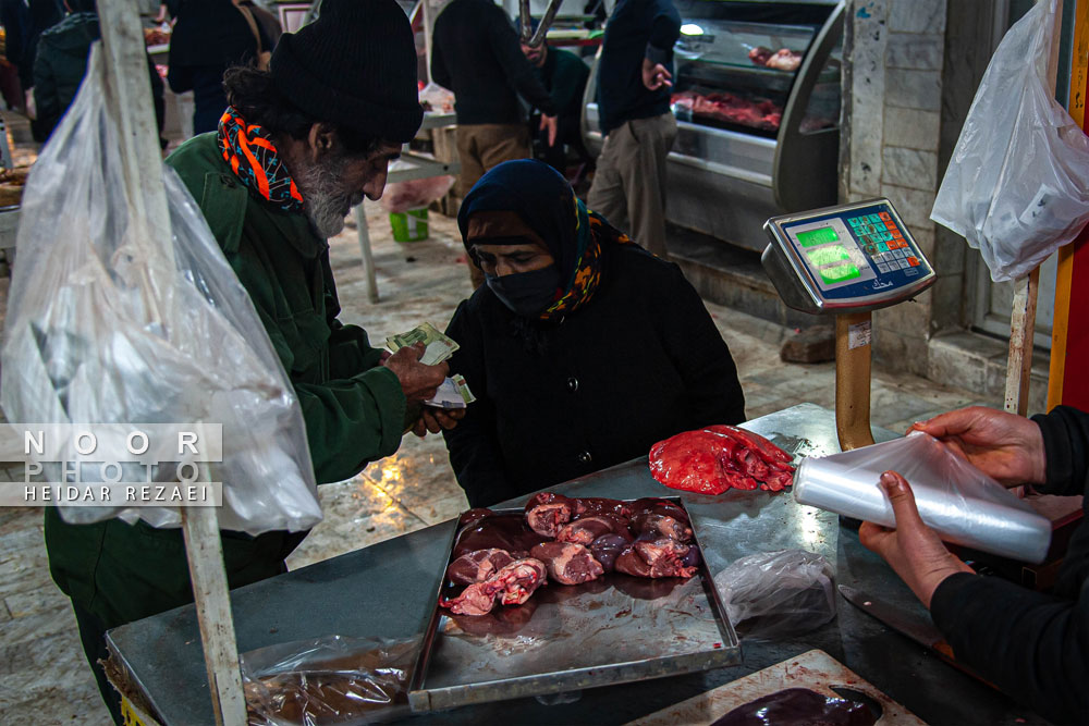 بازار گوشت و ماهی گرگان