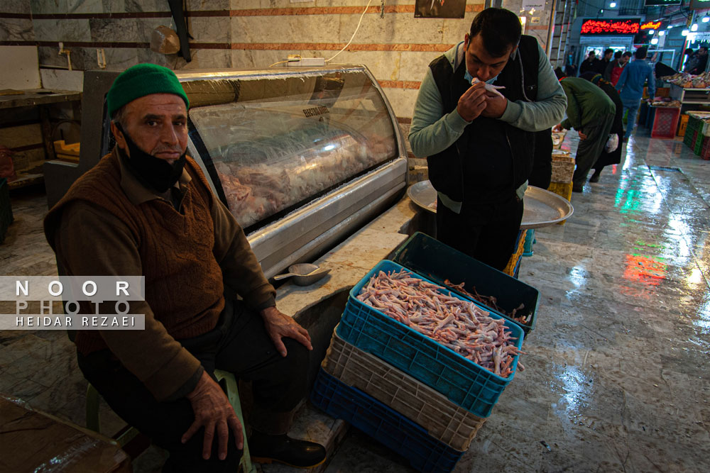 بازار گوشت و ماهی گرگان