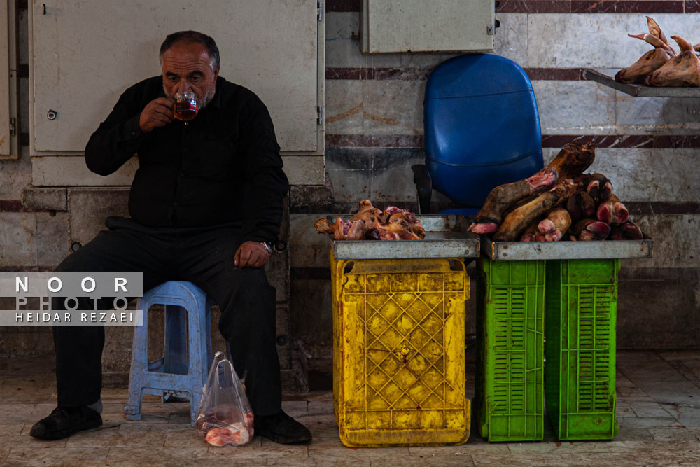 بازار گوشت و ماهی گرگان