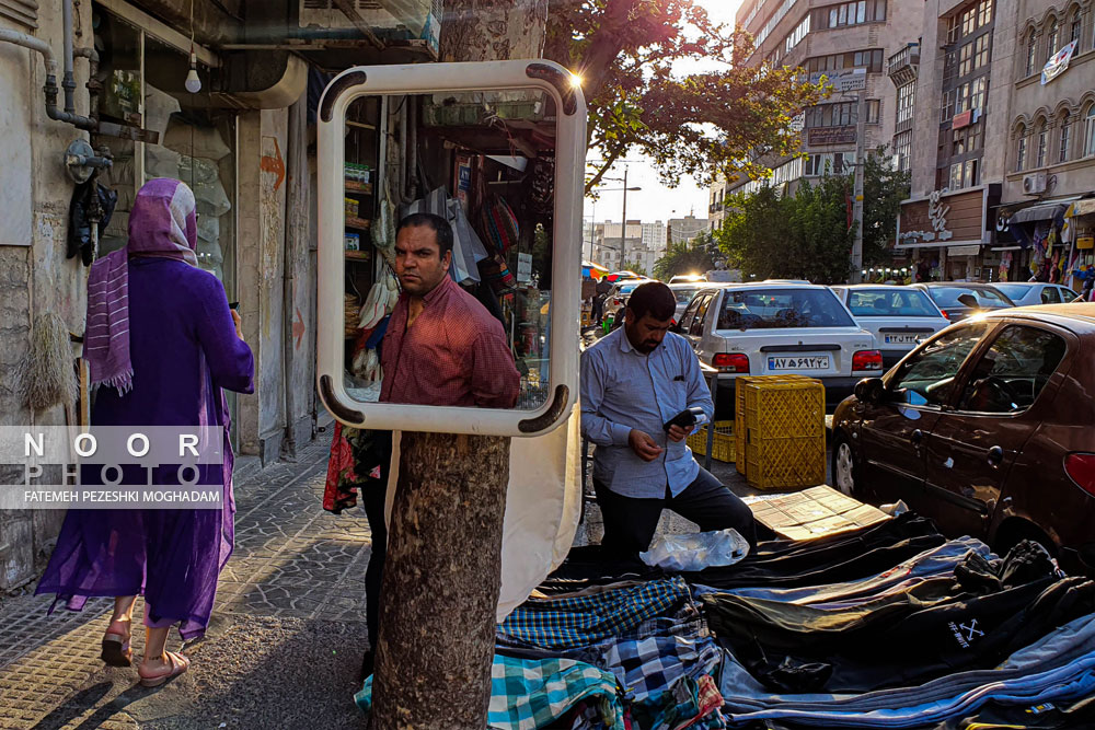 دستفروشی لباس در تهران