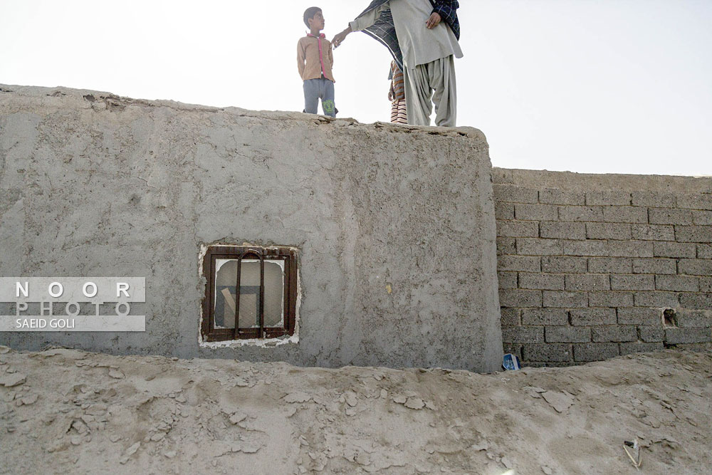 خانه ای متروکه و خالی از سکنه روستاهای مرزی زابل سیستان و لوچستان