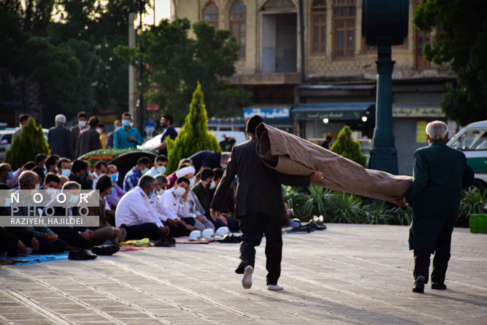 اقامه نماز عید سعید فطر در همدان