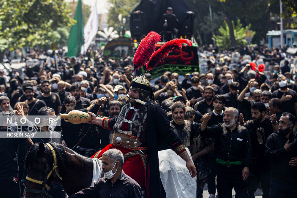 آئین عزاداری سومین روز شهادت حضرت اباعبدالله الحسین (ع) در تهران