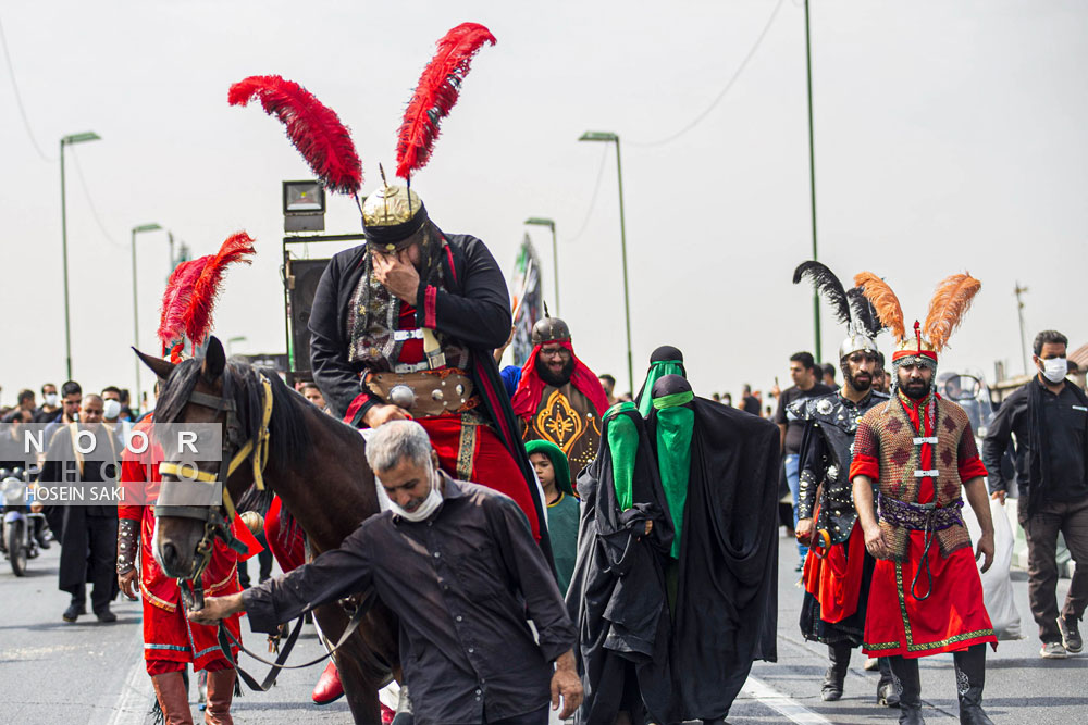 آئین عزاداری سومین روز شهادت حضرت اباعبدالله الحسین (ع) در تهران