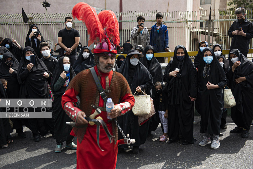 آئین عزاداری سومین روز شهادت حضرت اباعبدالله الحسین (ع) در تهران