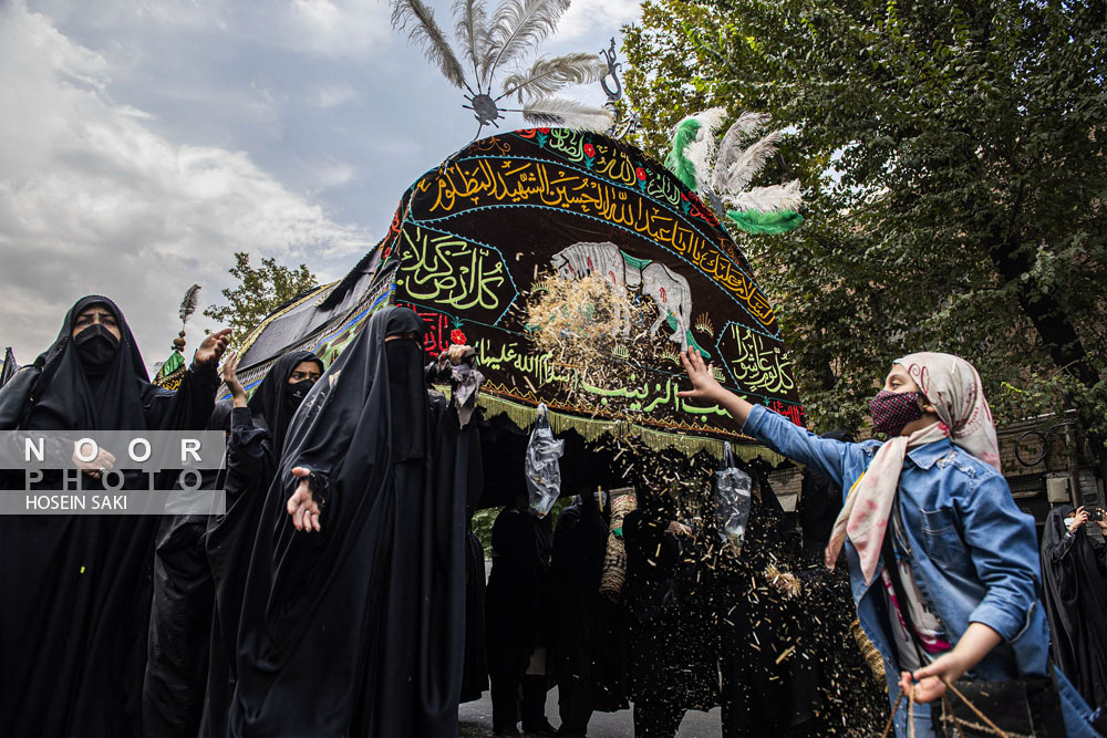 آئین عزاداری سومین روز شهادت حضرت اباعبدالله الحسین (ع) در تهران